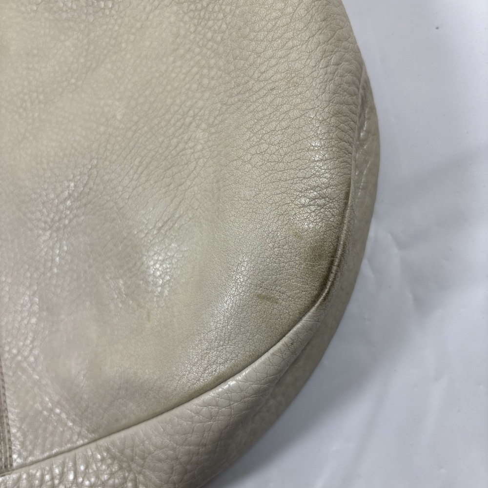 VTG Coach Julia Hobo Shoulder Bag Beige Oatmeal Pebble Leather Slouchy Purse Y2K - Picture 16 of 16
